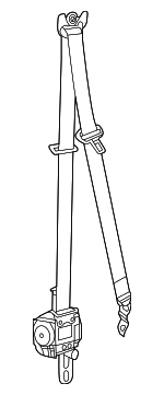 6JW981X9AH - : Lap &amp; Shoulder Belt for Jeep: Grand Cherokee, Grand Cherokee WK Image