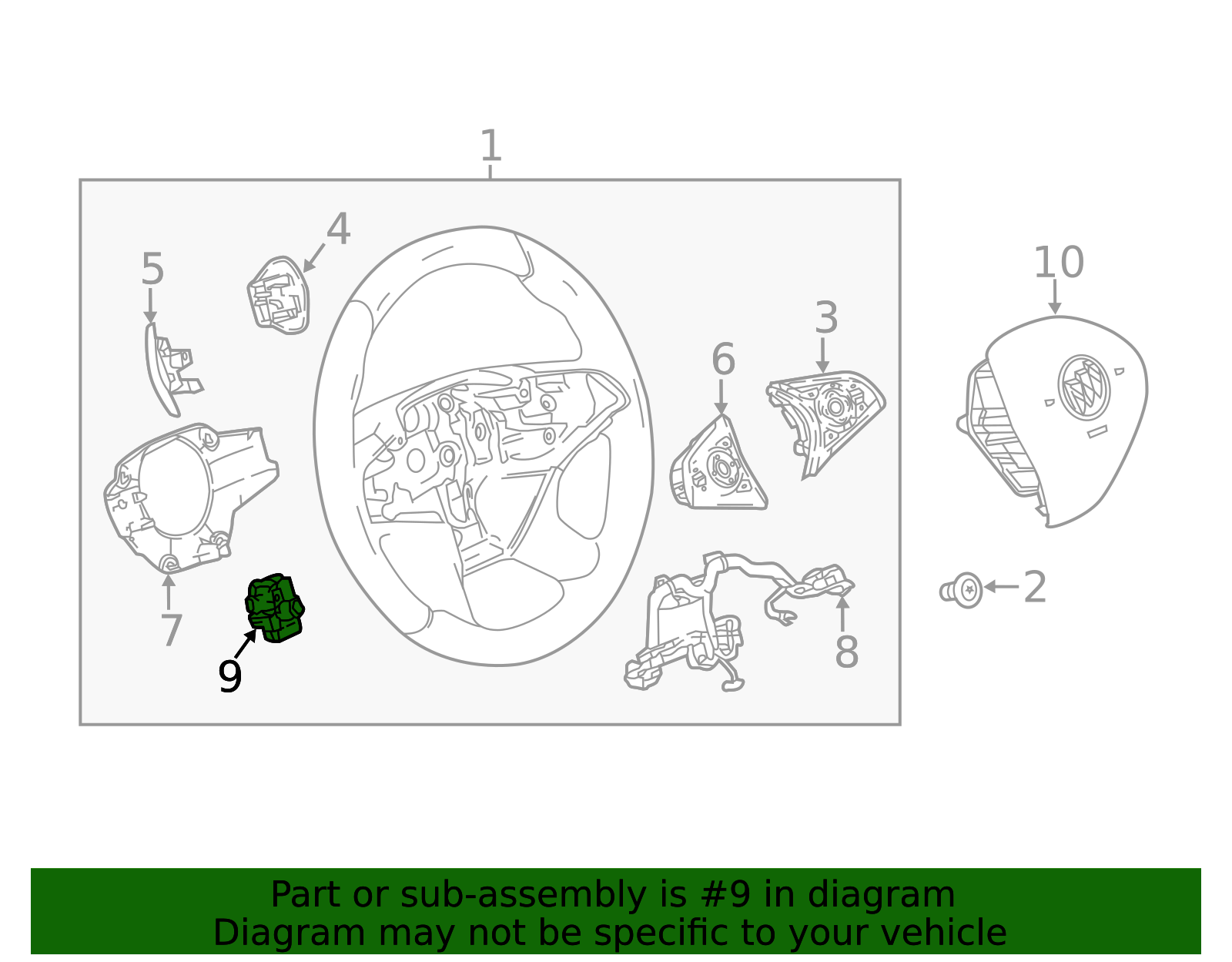 84585794 - High-Quality Heated Steering Wheel Module for 2020-2021 ...