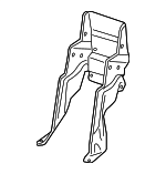 97055369100 - Body: Rear Support for Porsche: Panamera Image