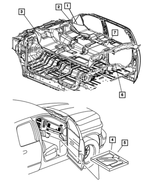 1JL26DX9AD - : Floor Mat for Mopar Image