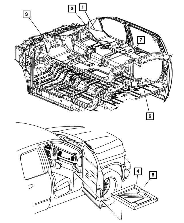 68148788AA - Interior Trim: Floor Carpet for Mopar Image image