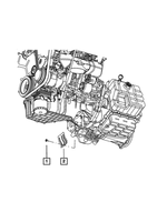 4861671AA - 62TE; 6-Speed; Automatic Transaxle: Transmission Case Cover for Mopar Image image