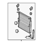 884A060010 - : 2010-2020 Lexus GX460 - Condenser Assembly for Lexus: GX460 Image