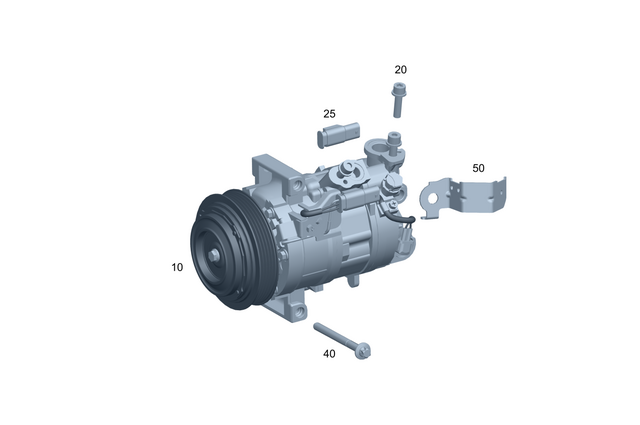 830410264 - Heating and Ventilation: Refrigerant Compressor for Mercedes-Benz Image image