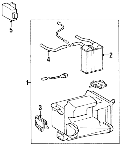 Heater for 1996 Lexus LX450 #0