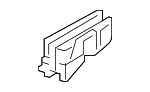 834132W000 - Body: Door Glass Holder for Hyundai Image image