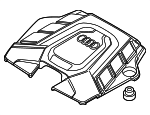 4M0133849AC - Engine: Engine Cover for Audi Image