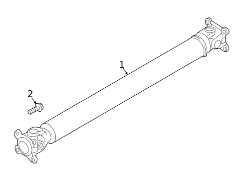Drive Shaft for 2023 Genesis GV80 #0