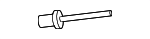 SU00302941 - : Fuel Door Rivet for Toyota Image