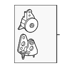 123800P060 - Engine: Rear Mount for Toyota Image