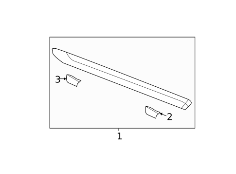 High Mounted Stop Lamp for 2013 Honda Civic #1