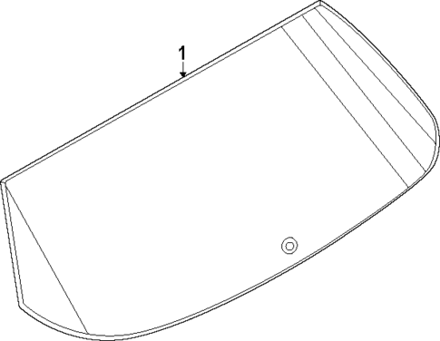 Glass - Lift Gate for 2025 Nissan Kicks #0