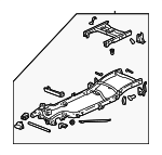 15148510 - Body: Frame Assembly for Chevrolet: Silverado 1500, Silverado 1500 Classic | GMC: Sierra 1500, Sierra 1500 Classic Image