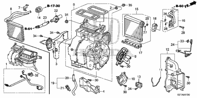 Heater Unit for 2016 Honda CR-Z #0