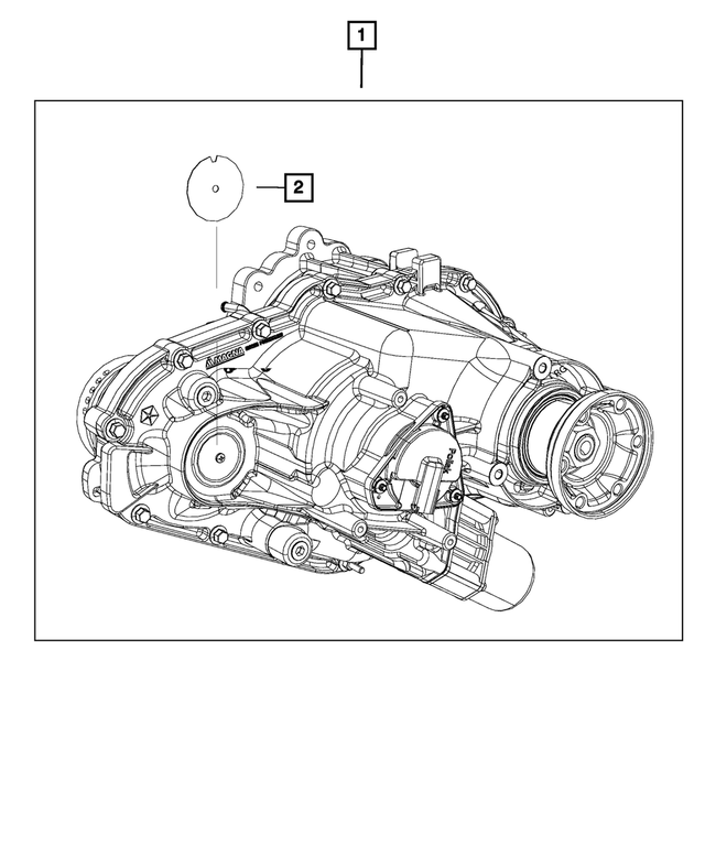 R8454628AB - : Transfer Case, Remanufactured for Mopar Image