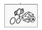 AJ88912 - Cooling System: Water Pump Assembly for Jaguar Image