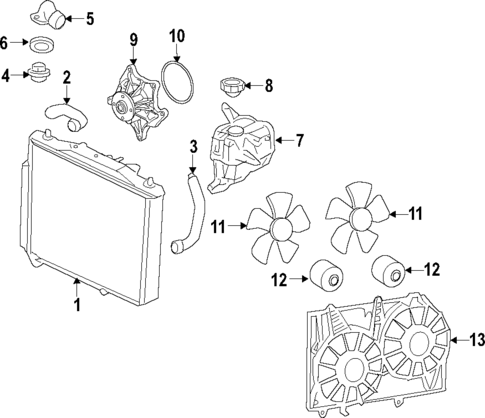 Cooling System for 2009 Cadillac DTS #0