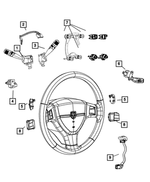 68015145AB - Electrical: Adjustable Pedals Switch for Mopar Image