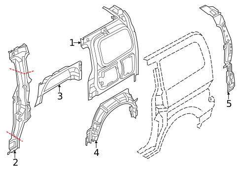 Inner Structure for 2019 Nissan NV200 #0