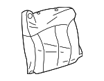19151346 - : Part# 19151346 Light Cashmere Passenger Seat Back Cushion Cover for Buick: Rainier Image