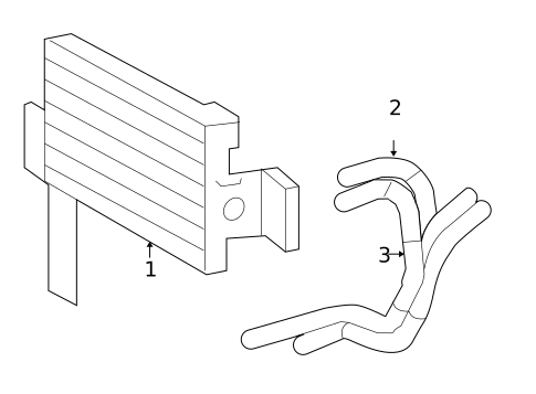 Trans Oil Cooler for 2009 Hyundai Santa Fe #0