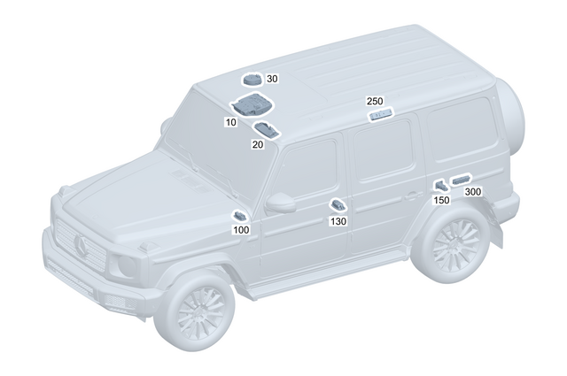 4639007204 - Electr. System: Control Unit for Mercedes-Benz: G500, G550, G580, G63 4x4 Squared AMG, G63 AMG Image image