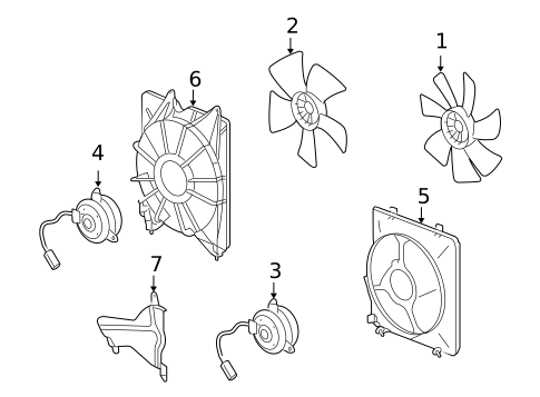 Cooling Fan for 2010 Honda Accord #1