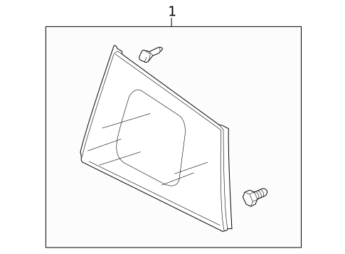 Glass - Side Panel for 2010 Mazda 5 #0