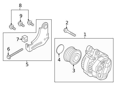 Alternator for 2016 Kia Optima #0