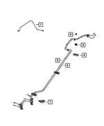 68039507AA - Fuel and Accelerator Pedal: Fuel Return Tube for Mopar Image