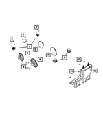 6512499AA - Electrical: Screw, Left Rear Door for Mopar Image