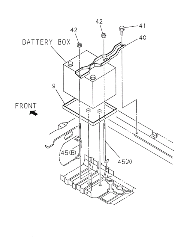 Battery Carrier for 1998 Acura SLX #0