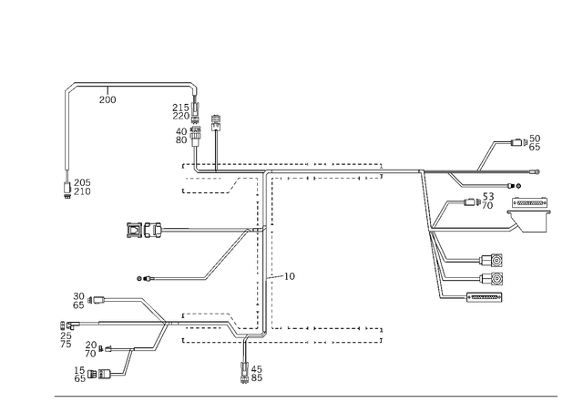 2035402510 - Electrical System: Wiring Harness for Mercedes-Benz Image image