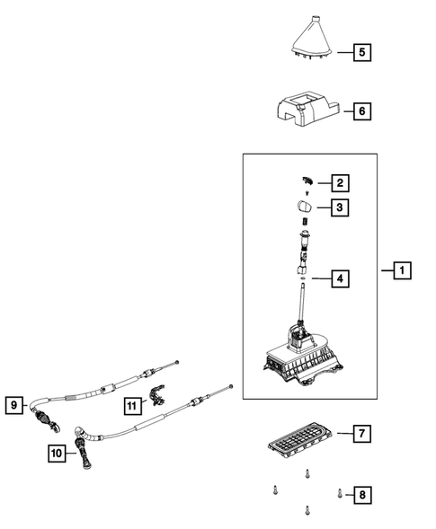 Gearshift Controls and Related Parts for 2016 Fiat 500L #0