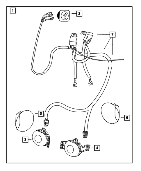 Fog Lights & Electrical for 2007 Dodge Ram 2500 #1