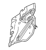 51377223655 - Body: Regulator for BMW: 640i, 640i Gran Coupe, 640i xDrive, 640i xDrive Gran Coupe, 650i, 650i Gran Coupe, 650i xDrive, 650i xDrive Gran Coupe, 840i, 840i xDrive, M6, M8, M850i xDrive Image