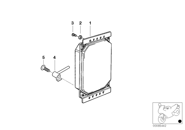 13617658616 - : Control Unit, Motronic, Double-Ignition - Ma 2.4 for BMW-Motorrad Image