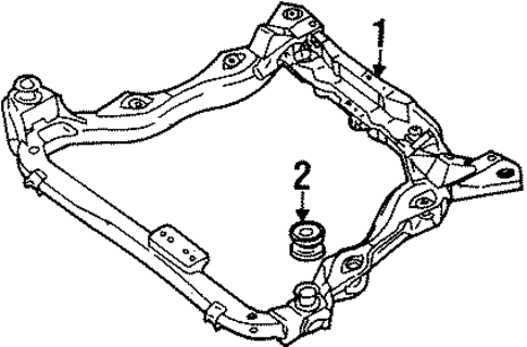 Suspension Mounting for 2002 Mercury Cougar #0