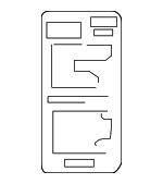 8E0010166G - Body: Air Bag Label for Audi: A3, A3 Quattro, A4, A4 Quattro, A6, A6 Quattro, Q7, RS4, S4, S6 Image