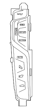61319460805 - Body: Control Switch for BMW: 530e, 530e xDrive, 530i, 530i xDrive, 540d xDrive, 540i, 540i xDrive, M550i xDrive Image