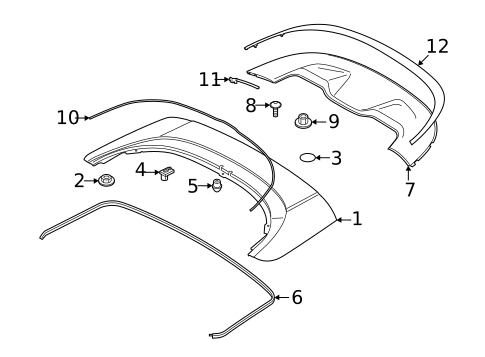 Storage Compartment Cover for 2024 BMW M850i xDrive #0
