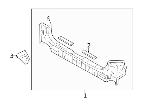 Rear Floor & Rails for 2011 Honda Odyssey #0