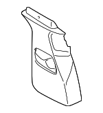 51435A1E617 - Body: Upper Center Pillar Trim for BMW: XM Image