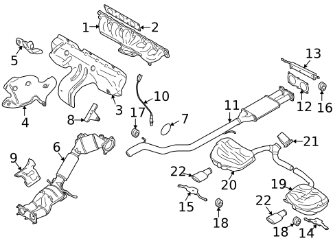Exhaust Components for 2015 Volvo S80 #0