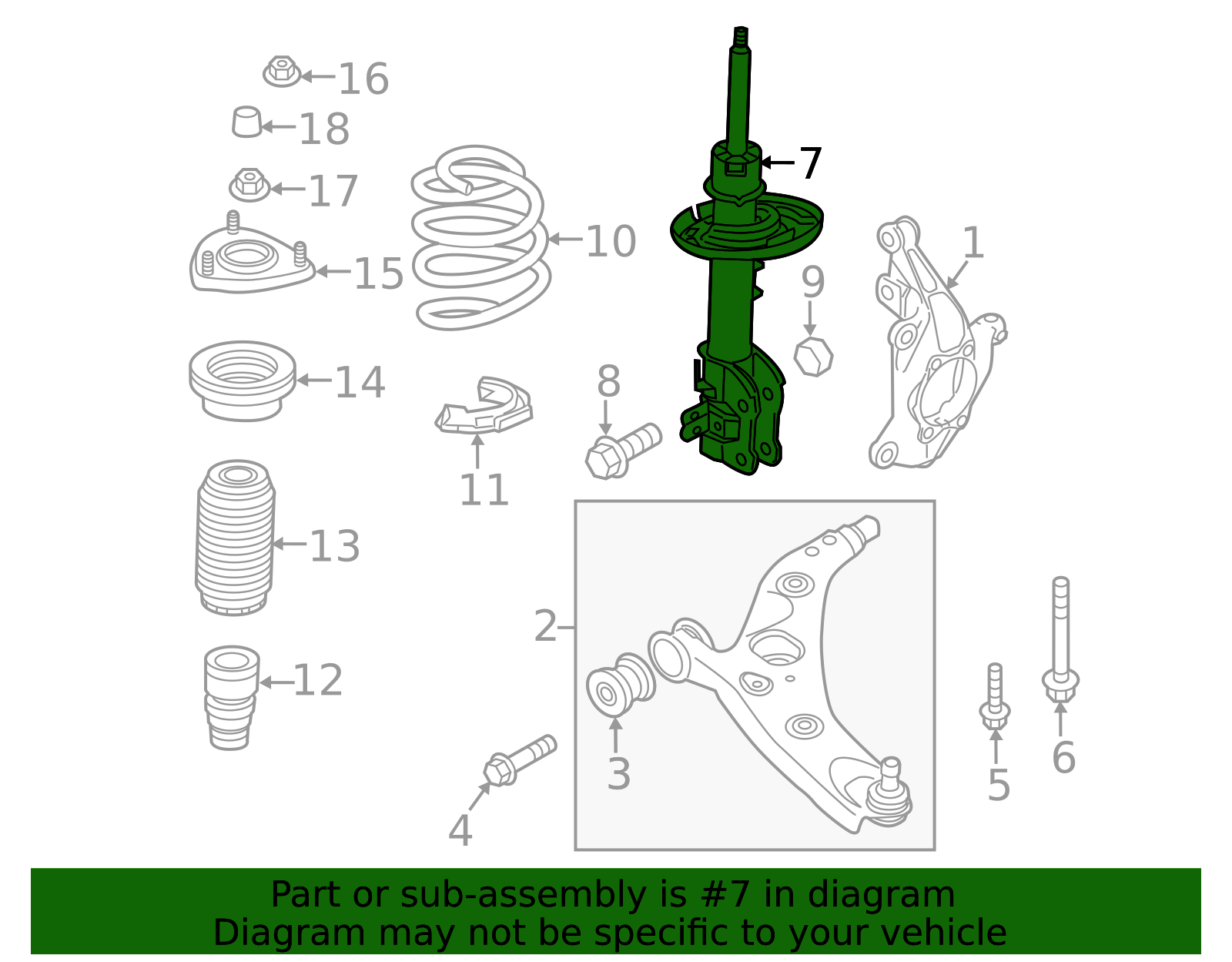 KN4C-34-900B - Suspension Strut 2019-2021 Mazda CX-5 | Mazda-Parts
