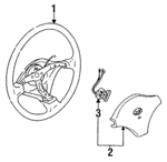 EA0132800A - Steering: Pad Assembly for Mazda: MX-3 Image