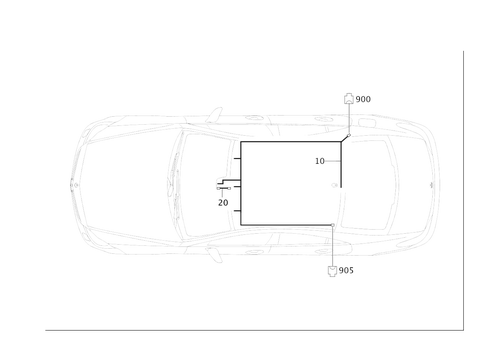 Cable Harness for Roof for 2015 Mercedes-Benz CLS 63 AMG&reg; S #0