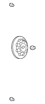 Hub Cap with Bowtie Logo