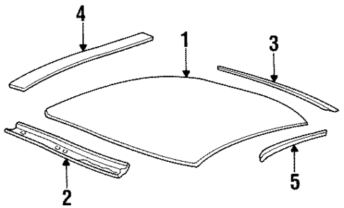 Roof & Components for 1996 Chevrolet Monte Carlo #0