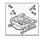 88500AA250NNB - Body: Seat Track for Hyundai Image